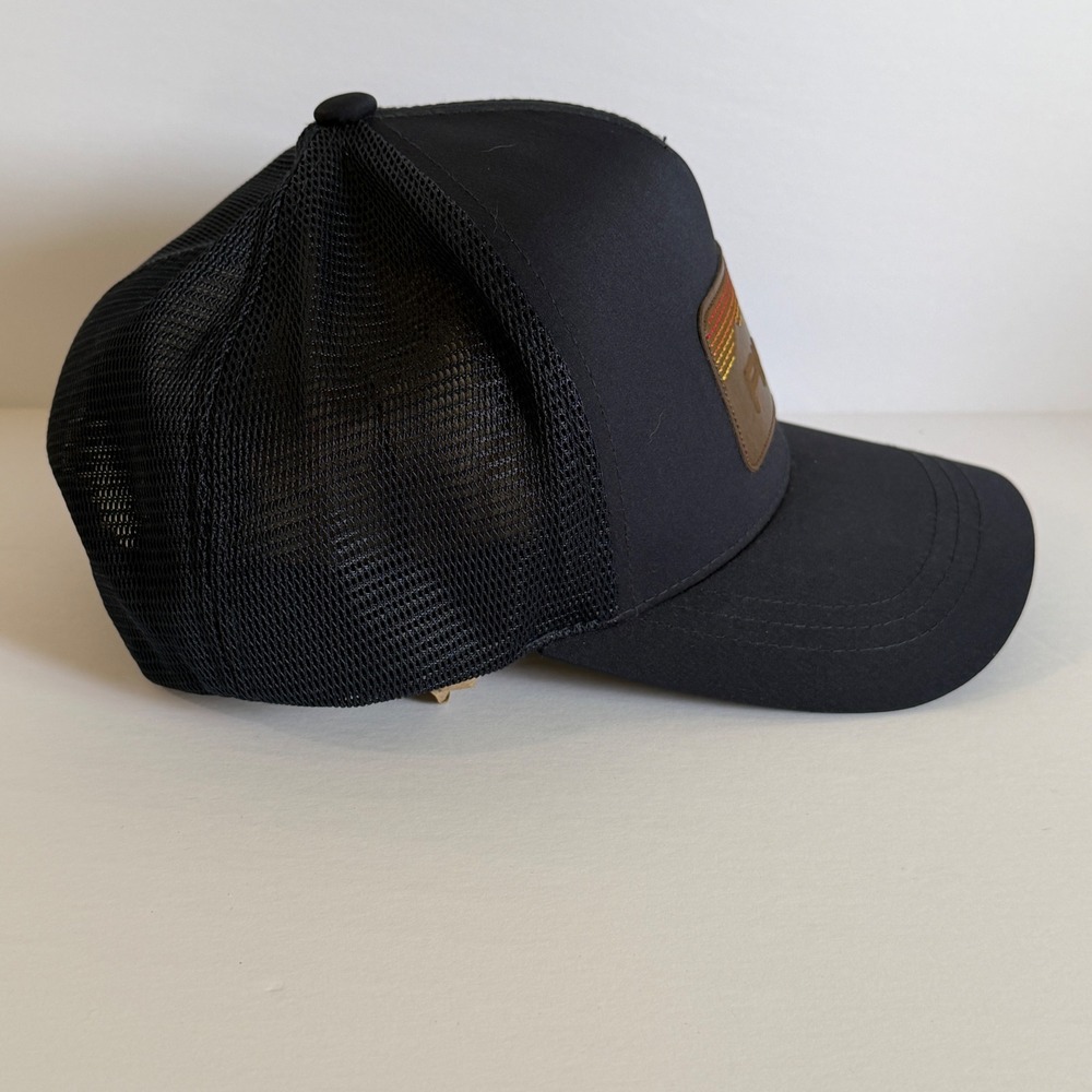 Ping Golf Trucker Hat Mens Black Snapback Mesh Mountain Patch SensorCool Cap - Picture 4 of 6